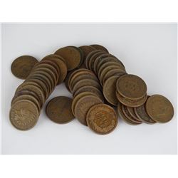 50 U.S. INDIAN HEAD CENTS