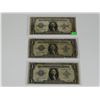 Image 1 : TRIO OF 1923 U.S. $1 LARGE NOTES