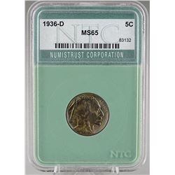 1936-D U.S. BUFFALO NICKEL