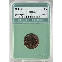 1938-D U.S. BUFFALO NICKEL