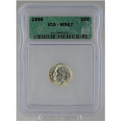 1956 ROOSEVELT DIME