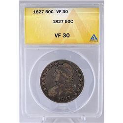 1827 U.S. BUST HALF DOLLAR