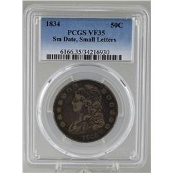 1834 U.S. BUST HALF DOLLAR