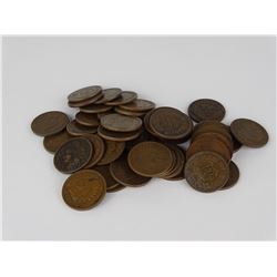50 U.S. INDIAN HEAD CENTS