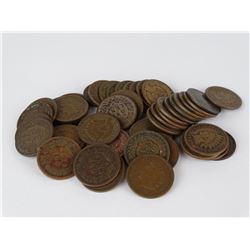 50 U.S. INDIAN HEAD CENTS