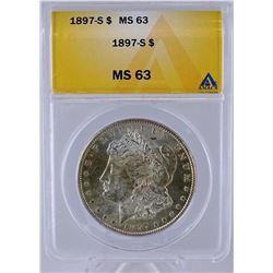 1897-S MORGAN SILVER DOLLAR