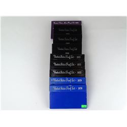 LOT OF 9 U.S. PROOF SETS