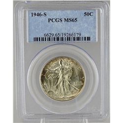 1946-S WALKING LIBERTY HALF DOLLAR