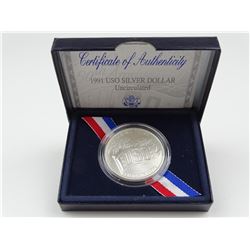 1991 U.S. SILVER DOLLAR