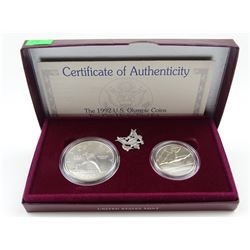 1992 U.S. OLYMPICS TWO-COIN SET