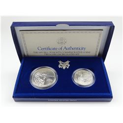 1993 U.S. BILL OF RIGHTS TWO COIN SET
