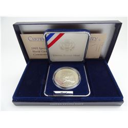 1995 U.S. SPECIAL OLYMPICS SILVER DOLLAR
