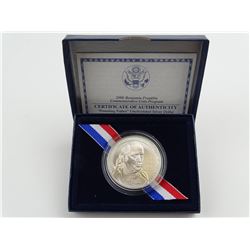 2006 BENJAMIN FRANKLIN FOUNDING FATHER SILVER DOLLAR