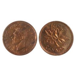 1944 Canada Small Cent-ICCS MS63