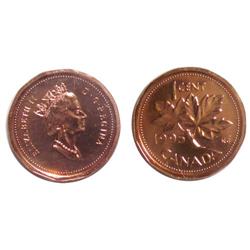 1995 Canada Small Cent-ICCS MS67Red