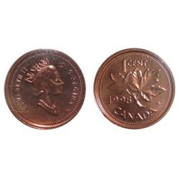 1998W Canada Small Cent-ICCS MS67Red