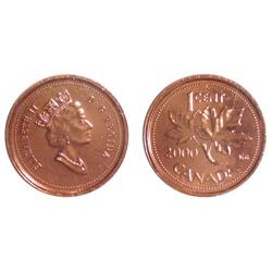 2000 Canada Small Cent-ICCS MS67Red