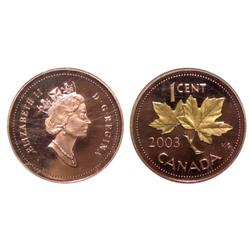 2003 Canada Gold ML Cent-PCGS PF69DCam