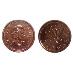 2005P Canada Small Cent-ICCS MS66Red