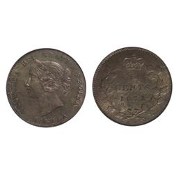 1871 Canada Five Cents-PCGS MS63