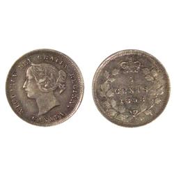 1898 Canada Five Cents-ICCS VF30