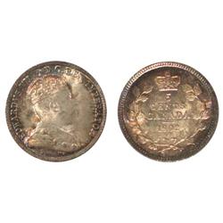 1902 Canada Five Cents-ICCS MS65