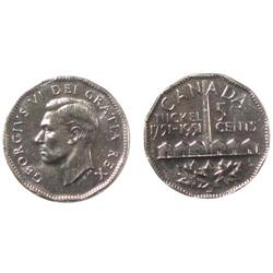 1951Comm. Canada Five Cents-ICCS MS65