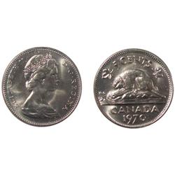 1970 Canada Five Cents-ICCS MS65
