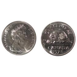 1978 Canada Five Cents-ICCS MS65