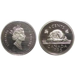 1995 Canada Five Cents-ICCS PF68UHC
