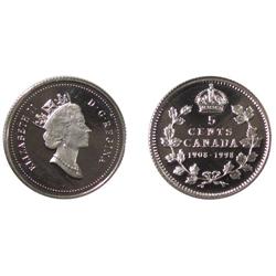 1998 Canada Five Cents-ICCS PF68 MirrorUHC