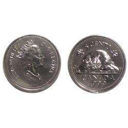 1999 Canada Five Cents-ICCS MS66