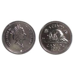 2000W Canada Five Cents-ICCS MS66