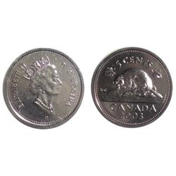 2003P Canada Five Cents-ICCS MS66