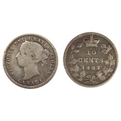 1887 Canada Ten Cents-ICCS G4