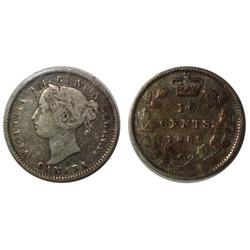 1888 Canada Ten Cents-ICCS F12