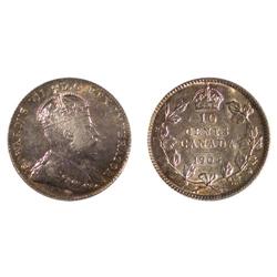 1905 Canada Ten Cents-ICCS AU50