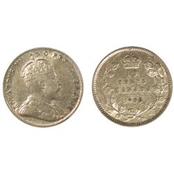 1906 Canada Ten Cents-ICCS AU50