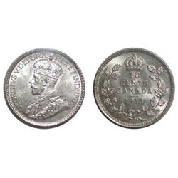 1913SL Canada Ten Cents-ICCS MS60