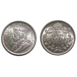 1921 Canada Ten Cents-ICCS MS60