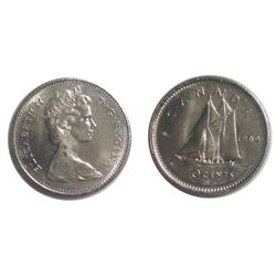 1969 Canada Ten Cents-ICCS MS65