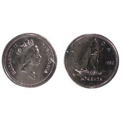 1990 Canada Ten Cents-ICCS MS66