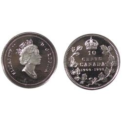 1998W Canada Ten Cents-ICCS MS66