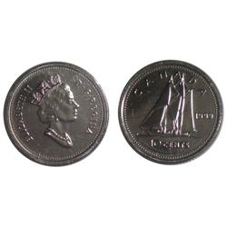 1999 Canada Ten Cents - ICCS MS66