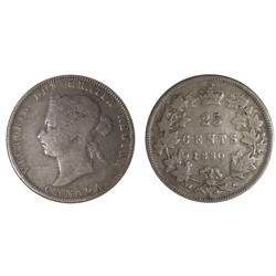 1880H W/O Canada Twenty-Five Cents-VG10