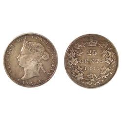 1883H Canada Twenty-Five Cents-ICCS VG10