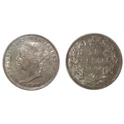 1894 Canada Twenty-Five Cents-ICCS VF30