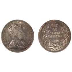 1902 Canada Twenty-Five Cents-ICCS VF30