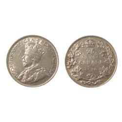1919 Canada Twenty-Five Cents-ICCS VF30