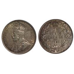 1931 Canada Twenty-Five Cents-aAU